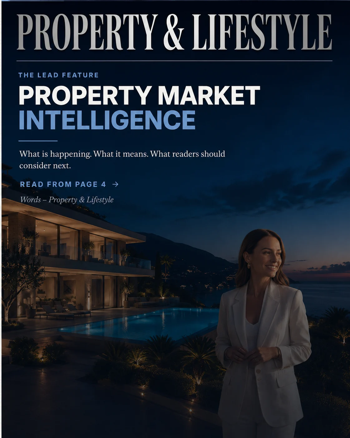 The lead feature — Property Market Intelligence